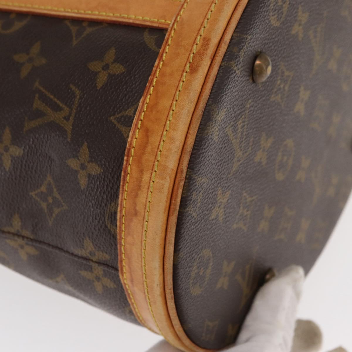 LOUIS VUITTON Monogram Bucket GM Shoulder Bag M42236 LV Auth 159047