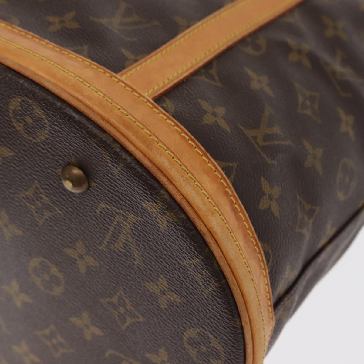 LOUIS VUITTON Monogram Bucket GM Shoulder Bag M42236 LV Auth 159047