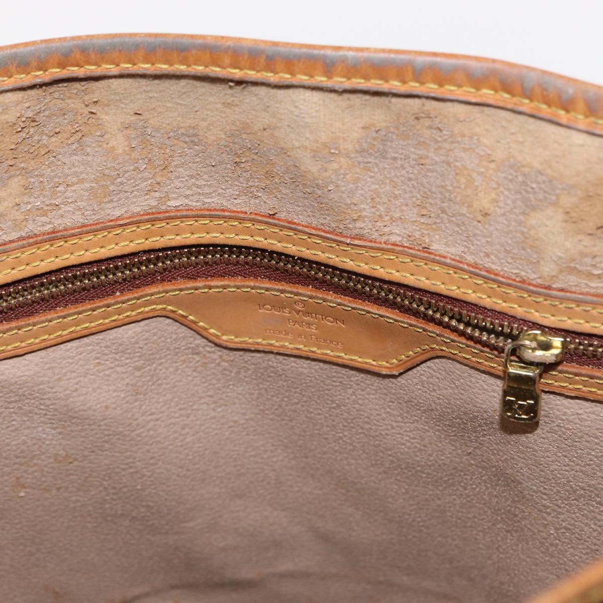 LOUIS VUITTON Monogram Bucket GM Shoulder Bag M42236 LV Auth 159047