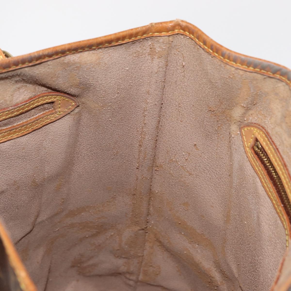 LOUIS VUITTON Monogram Bucket GM Shoulder Bag M42236 LV Auth 159047