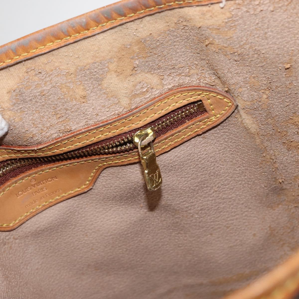 LOUIS VUITTON Monogram Bucket GM Shoulder Bag M42236 LV Auth 159047
