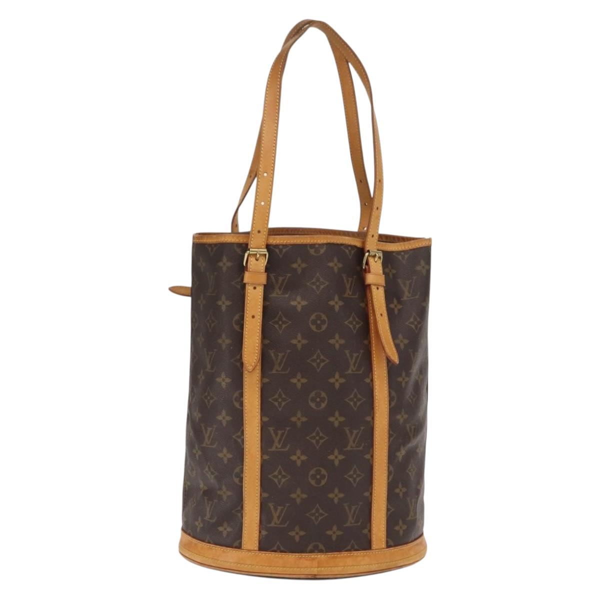 LOUIS VUITTON Monogram Bucket GM Shoulder Bag M42236 LV Auth 159047