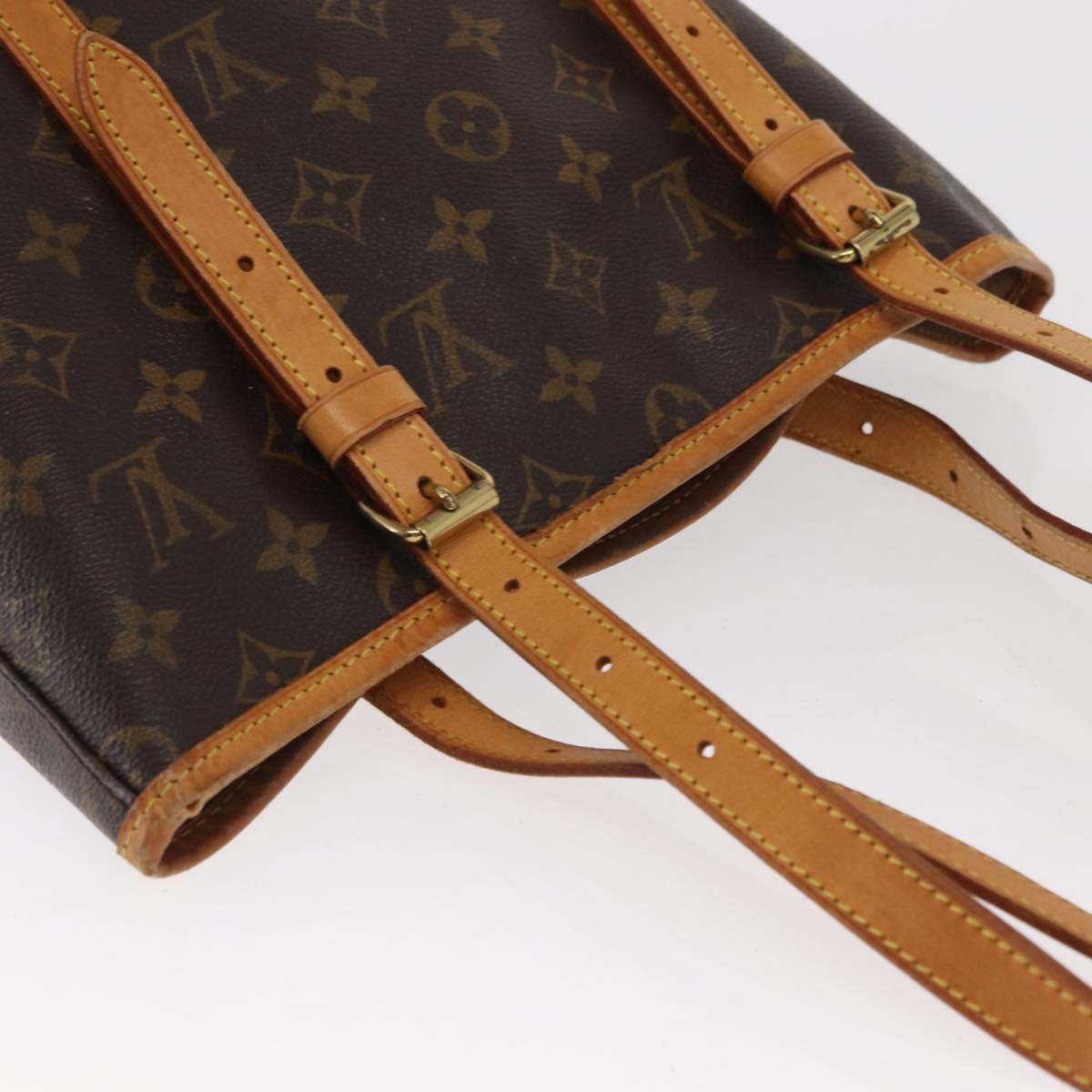 LOUIS VUITTON Monogram Bucket GM Shoulder Bag M42236 LV Auth 159047
