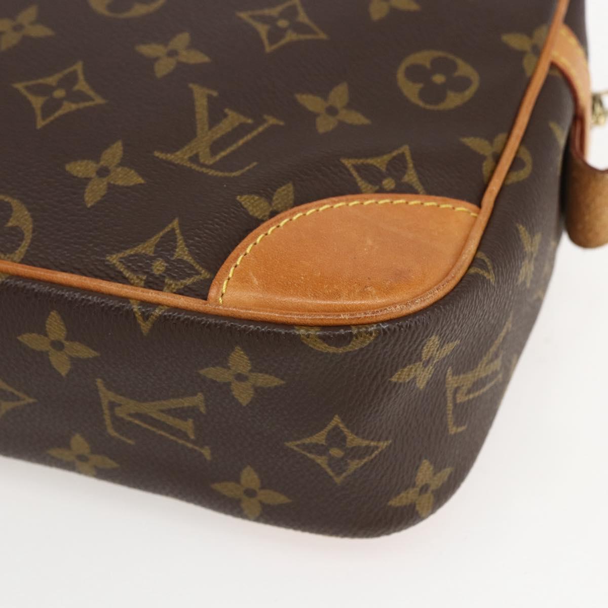 LOUIS VUITTON Monogram Compiegne 28 Clutch Bag M51845 LV Auth 159049A