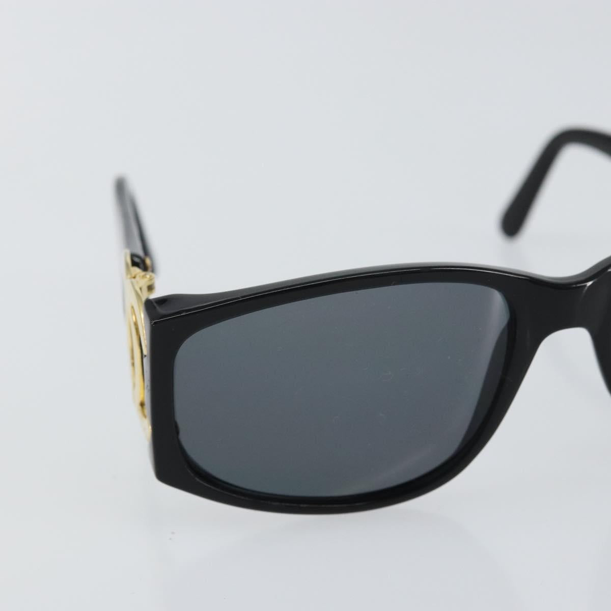 CHANEL Sunglasses plastic Black CC Auth 159066