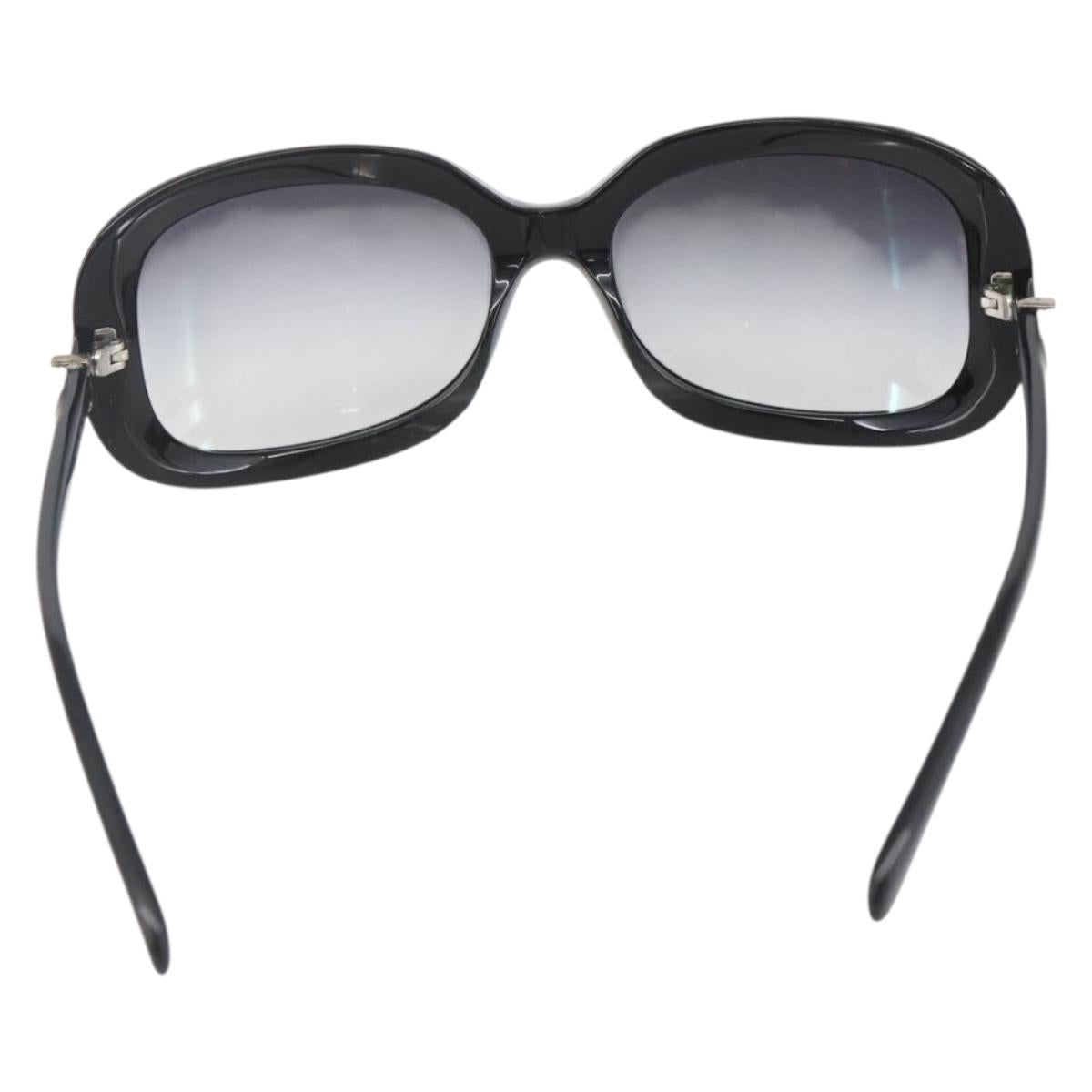 CHANEL Sunglasses plastic Black CC Auth 159070