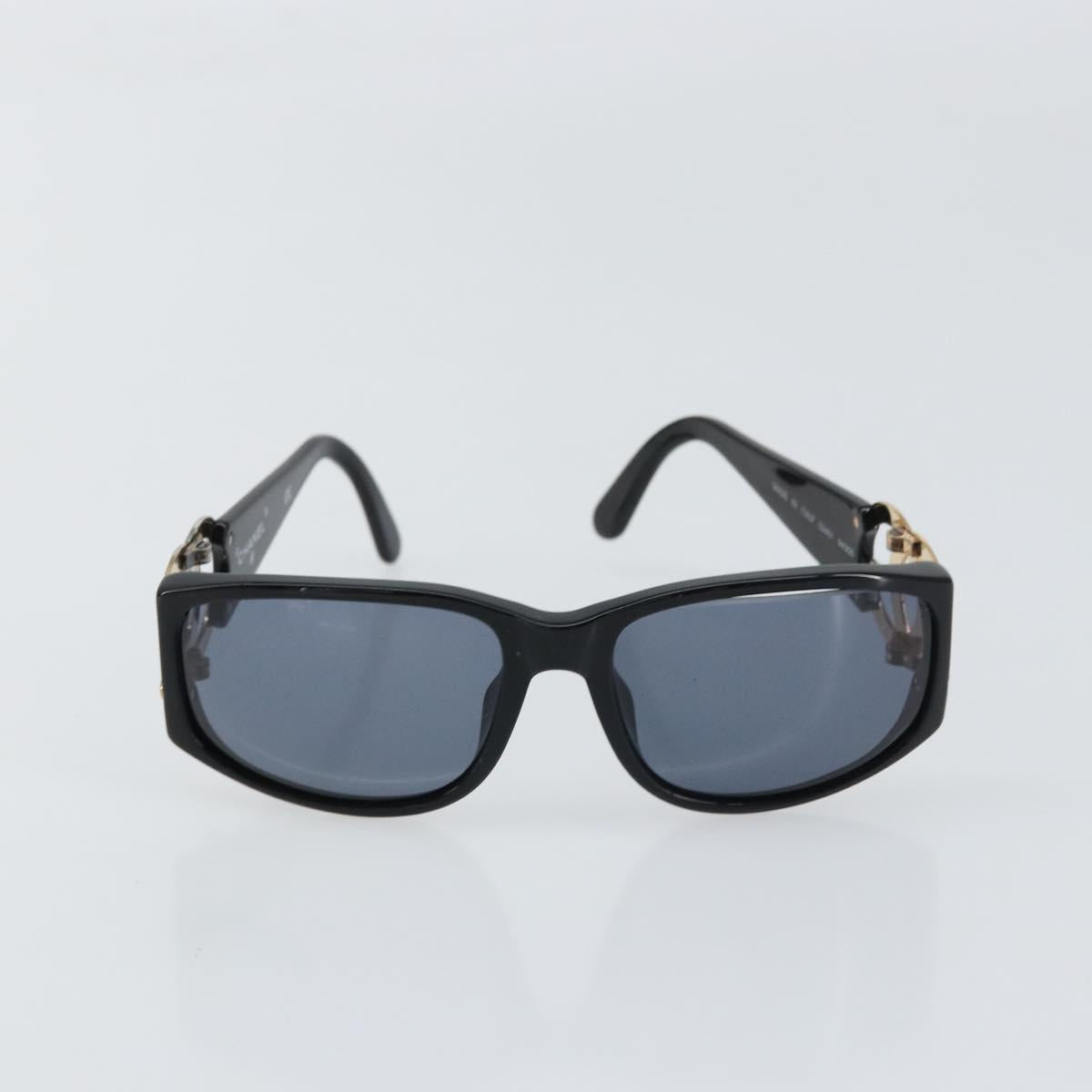 CHANEL Sunglasses plastic Black CC Auth 159074A