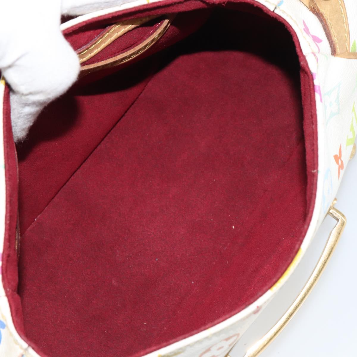 LOUIS VUITTON Monogram Multicolor Marilyn Shoulder Bag White M40206 Auth 159084