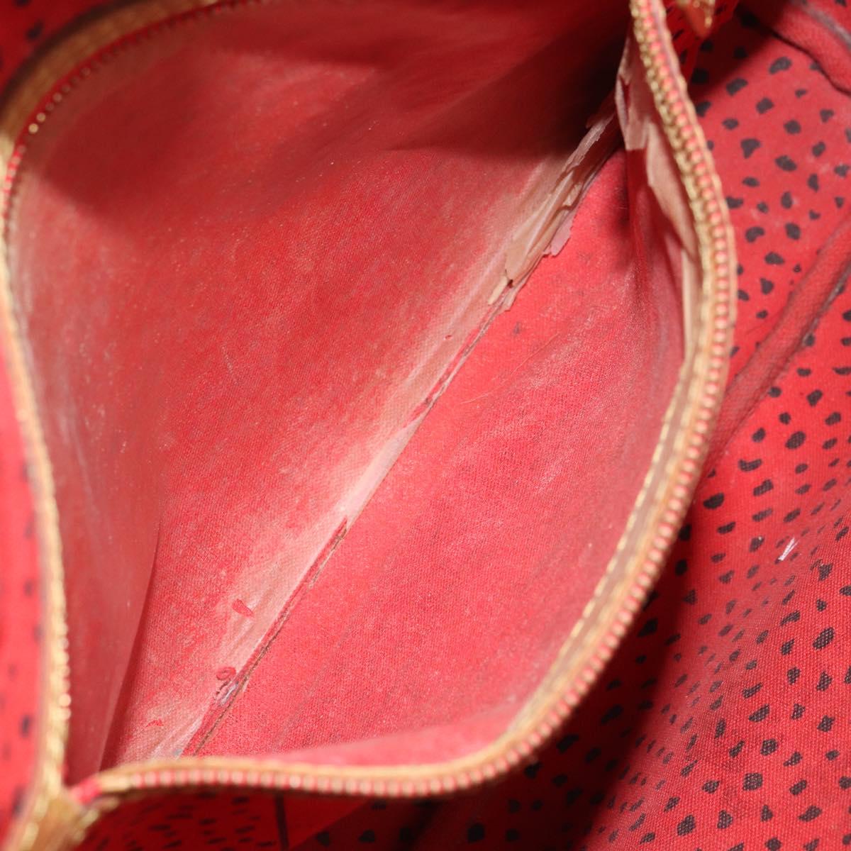 LOUIS VUITTON Monogram Yayoi Kusama Neverfull MM Tote Bag Red M40686 Auth 159093