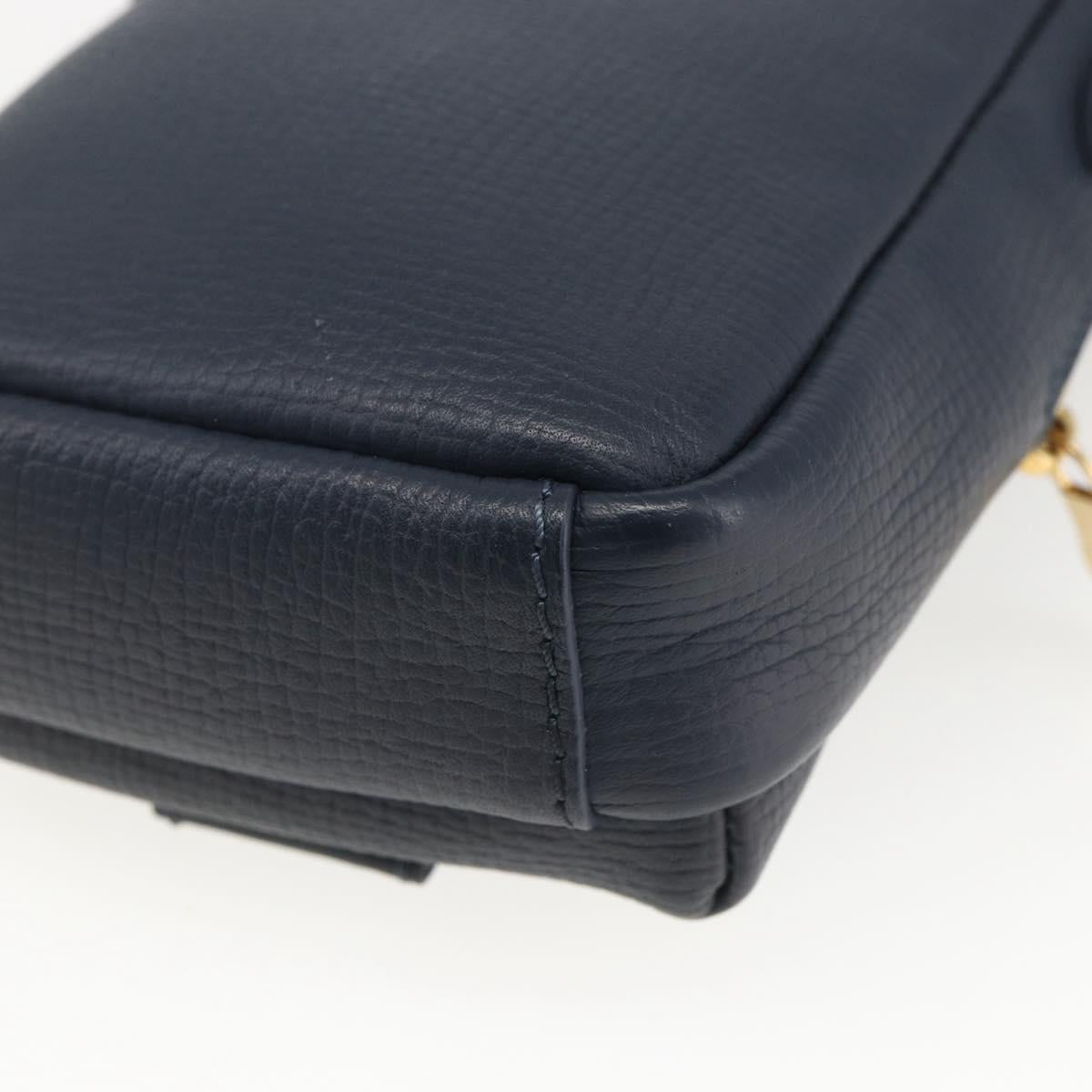 LOUIS VUITTON LV Squared Double Phone Pouch Blue M81060 LV Auth 159145SAM