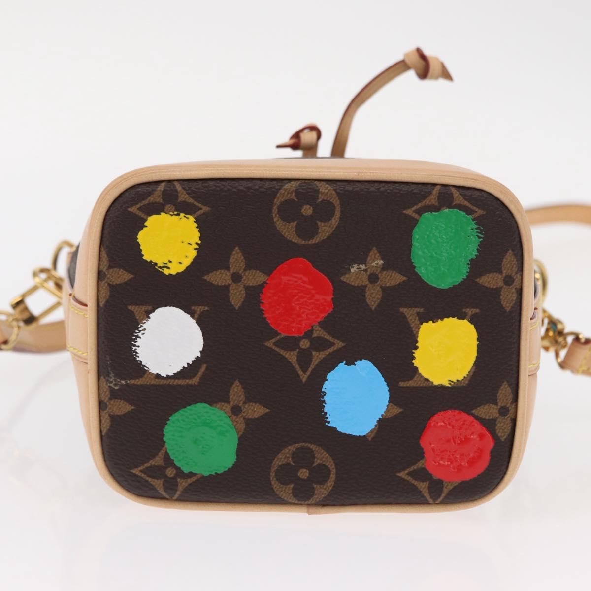 LOUIS VUITTON Monogram Yayoi Kusama Nanonoe Shoulder Bag M81863 LV Auth 159147SM