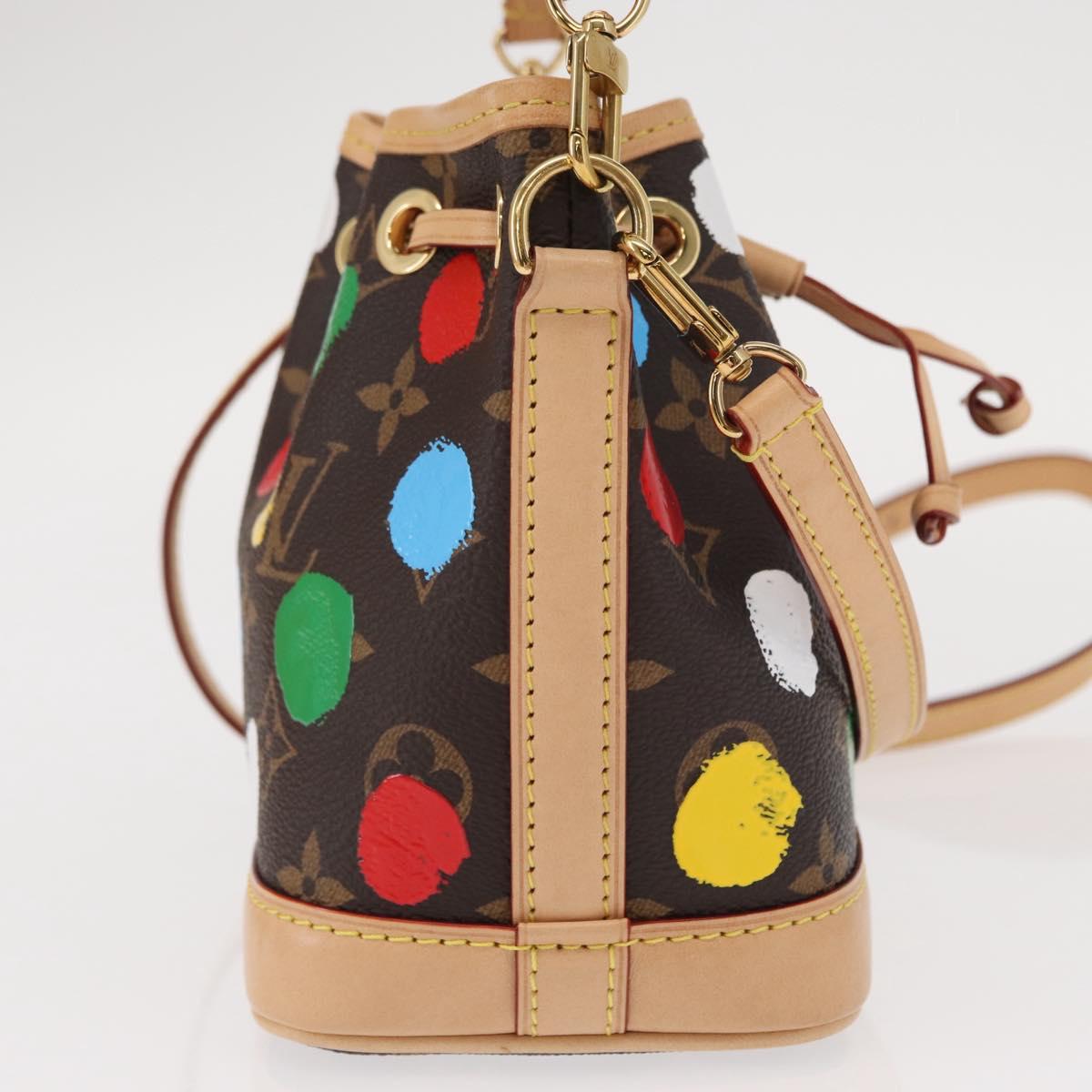 LOUIS VUITTON Monogram Yayoi Kusama Nanonoe Shoulder Bag M81863 LV Auth 159147SM