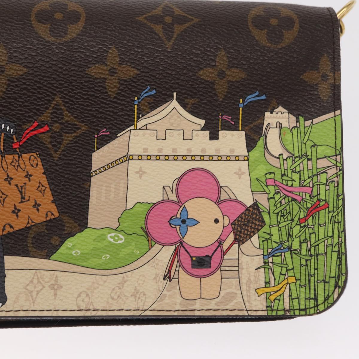 LOUIS VUITTON Monogram Vivienne Pochette Felice Bag M80992 LV Auth 159151SM