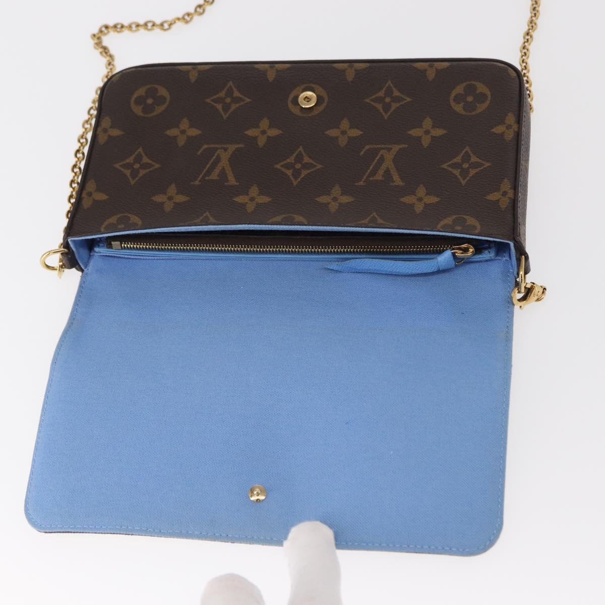 LOUIS VUITTON Monogram Vivienne Pochette Felice Bag M80992 LV Auth 159151SM