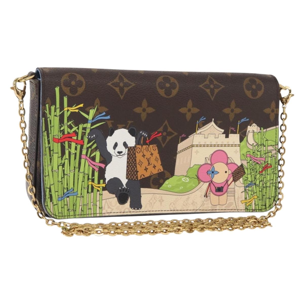LOUIS VUITTON Monogram Vivienne Pochette Felice Bag M80992 LV Auth 159151SM