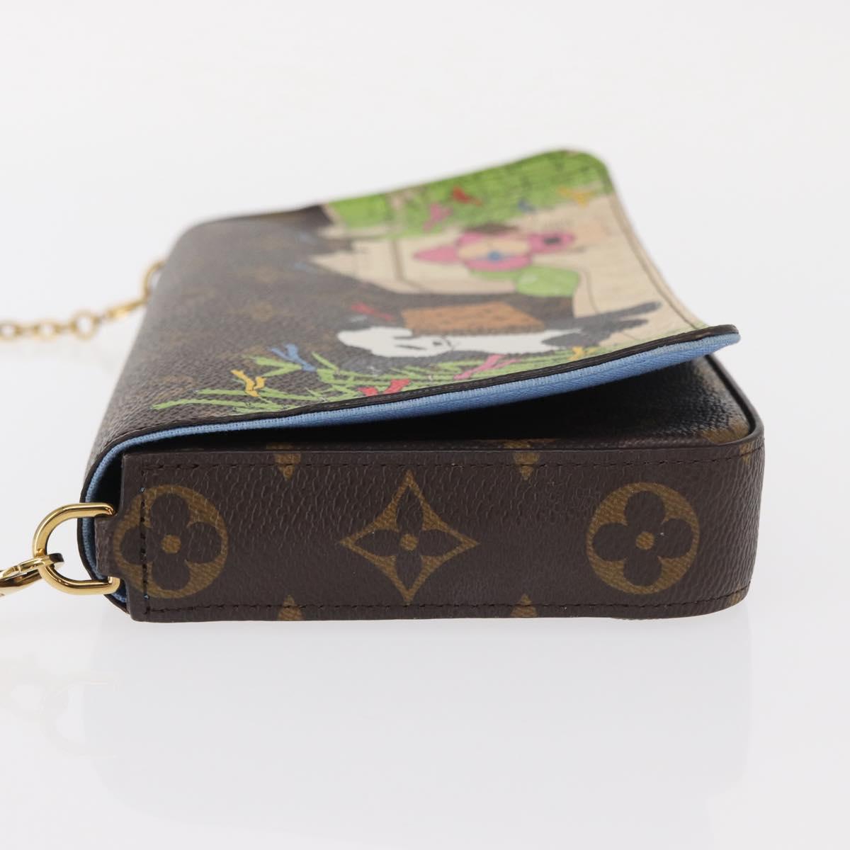 LOUIS VUITTON Monogram Vivienne Pochette Felice Bag M80992 LV Auth 159151SM
