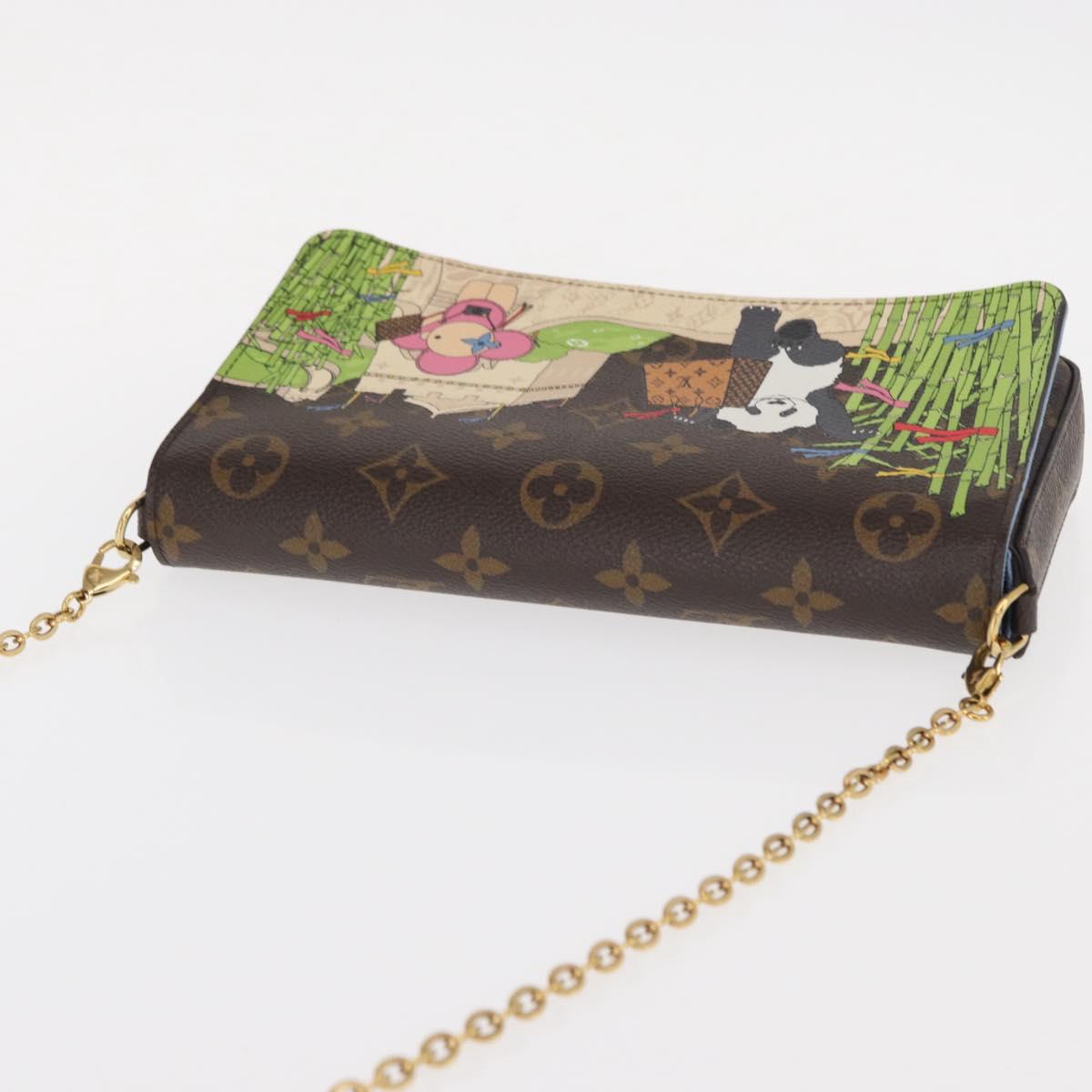 LOUIS VUITTON Monogram Vivienne Pochette Felice Bag M80992 LV Auth 159151SM