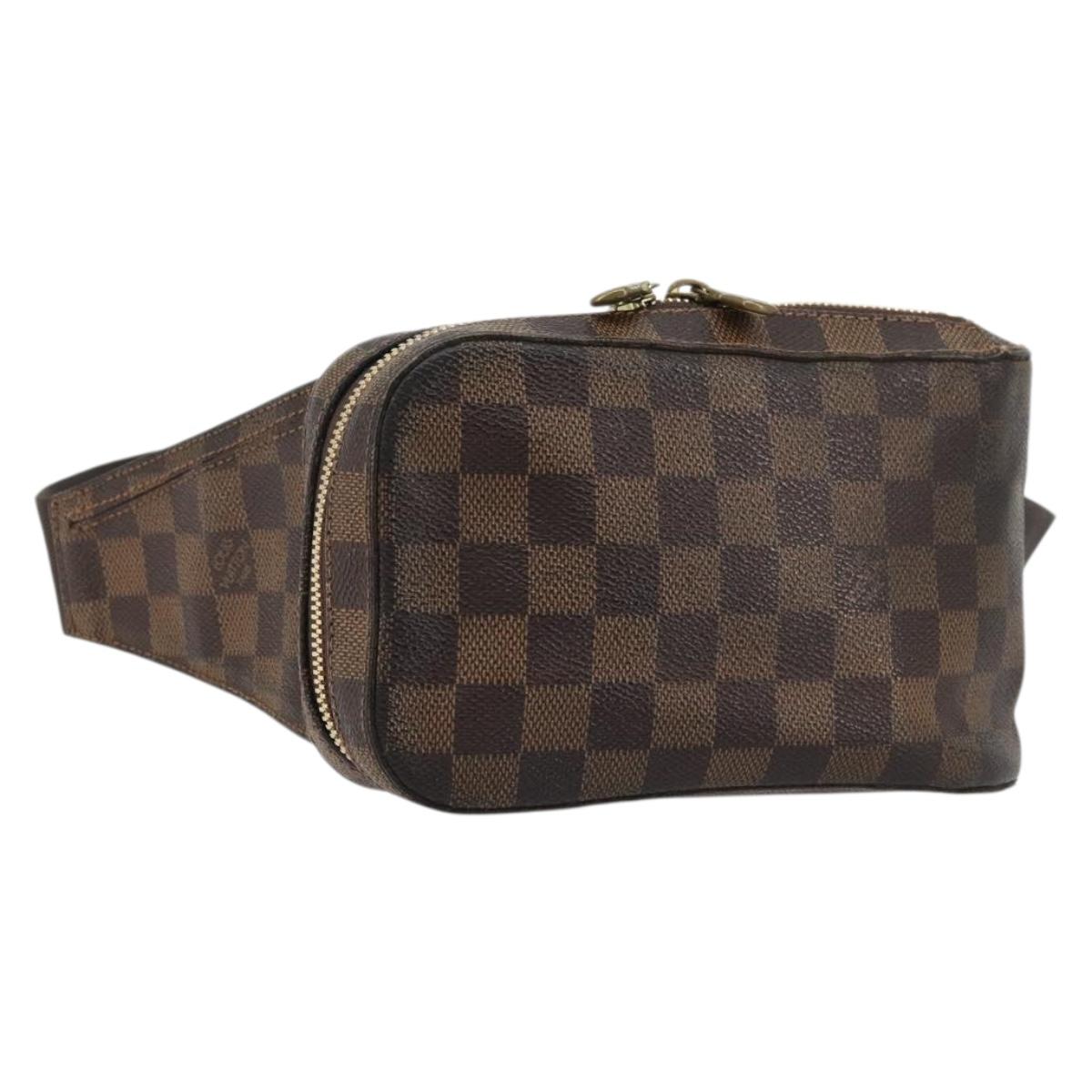 LOUIS VUITTON Damier Ebene Geronimos Shoulder Bag N51994 LV Auth 159162
