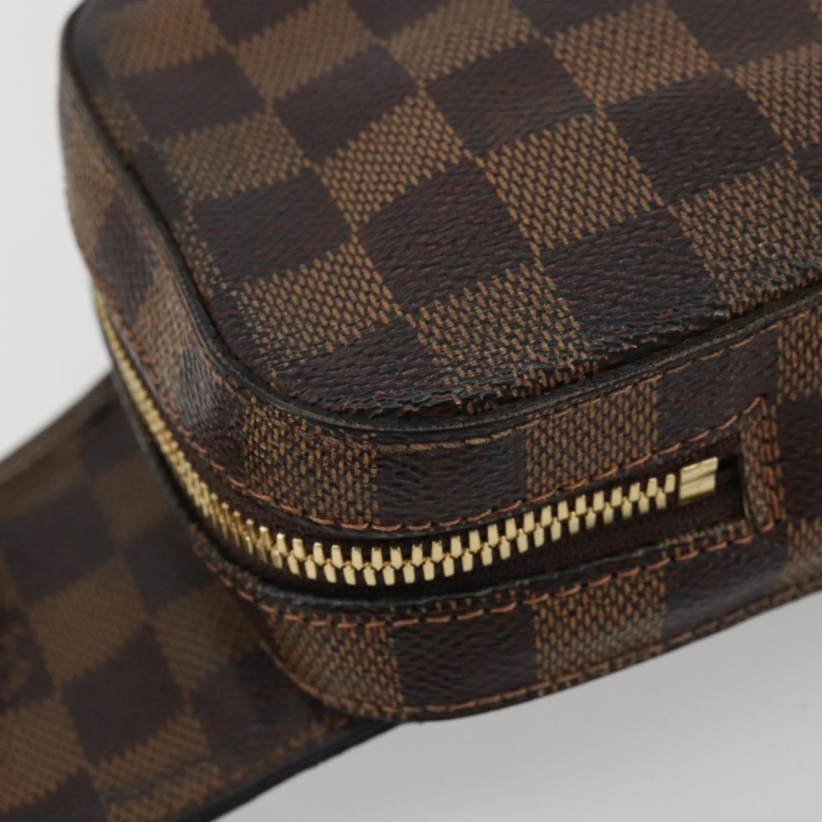 LOUIS VUITTON Damier Ebene Geronimos Shoulder Bag N51994 LV Auth 159162