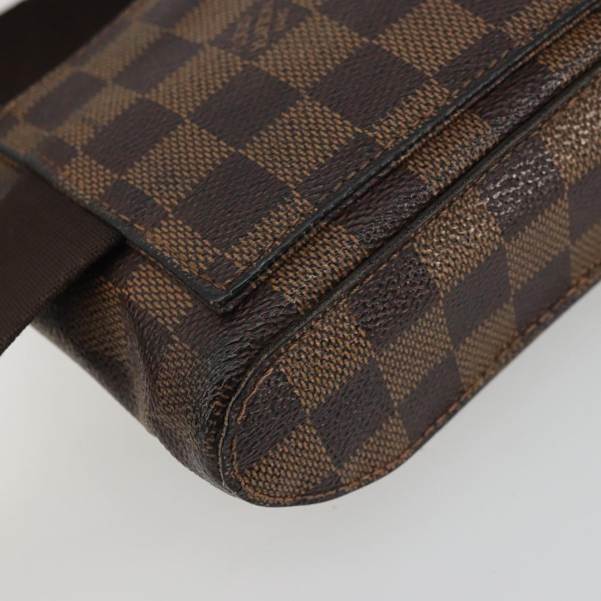 LOUIS VUITTON Damier Ebene Geronimos Shoulder Bag N51994 LV Auth 159162