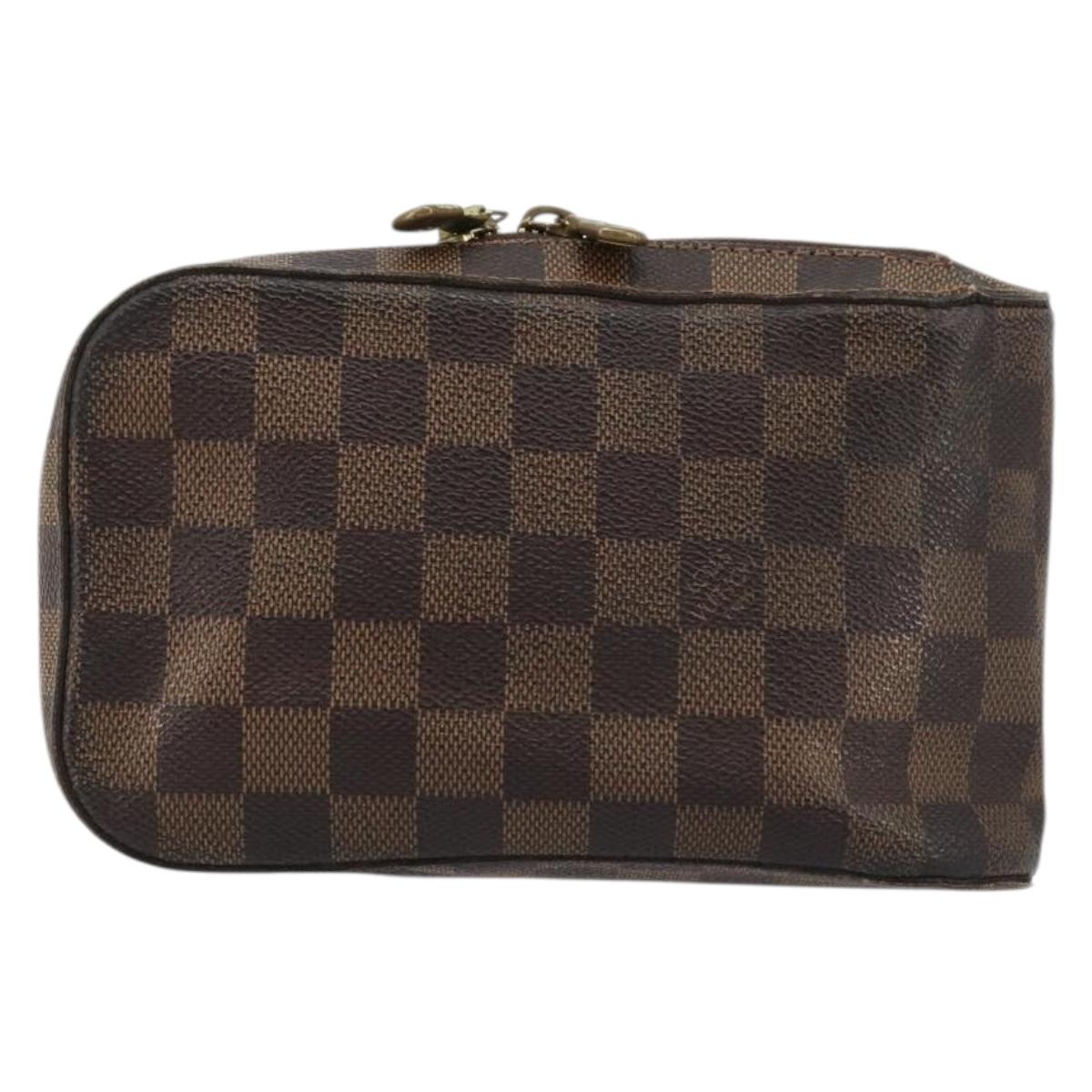 LOUIS VUITTON Damier Ebene Geronimos Shoulder Bag N51994 LV Auth 159162