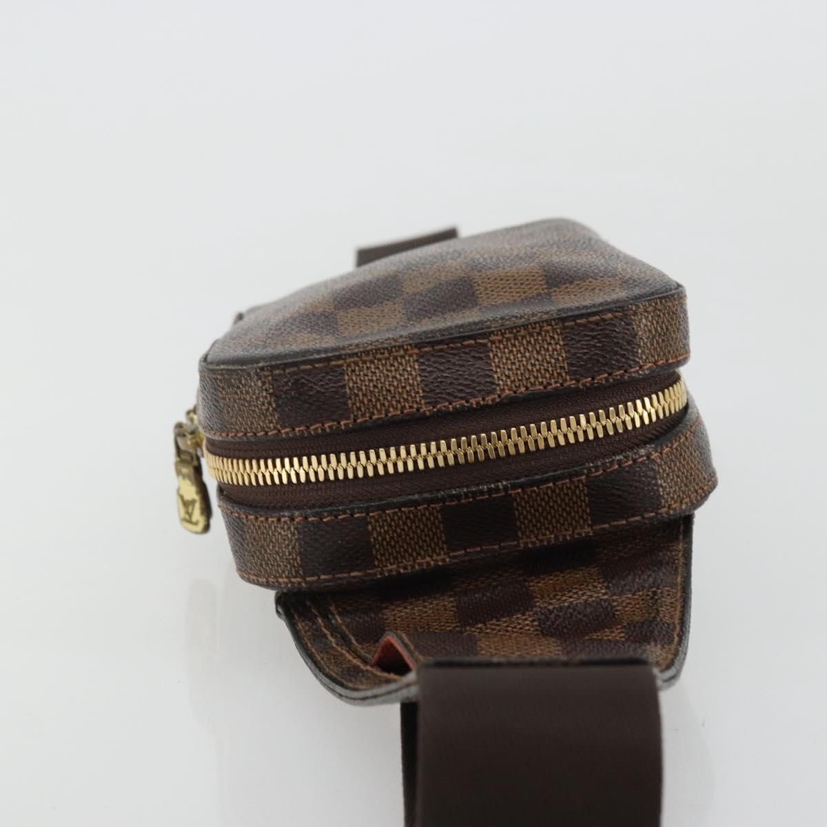 LOUIS VUITTON Damier Ebene Geronimos Shoulder Bag N51994 LV Auth 159162