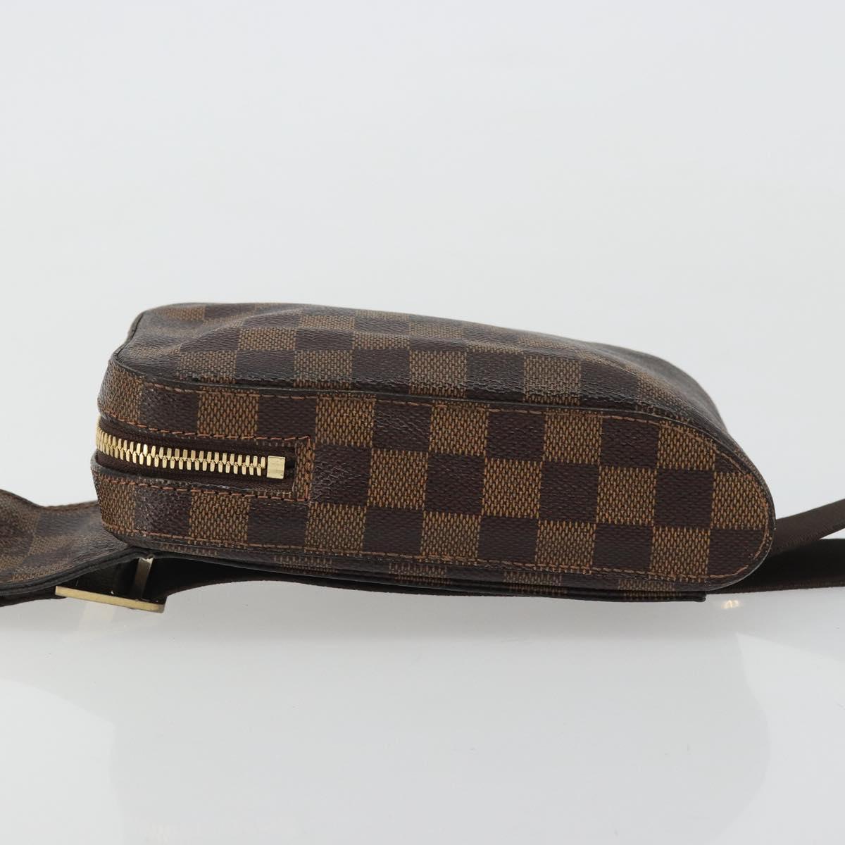 LOUIS VUITTON Damier Ebene Geronimos Shoulder Bag N51994 LV Auth 159162