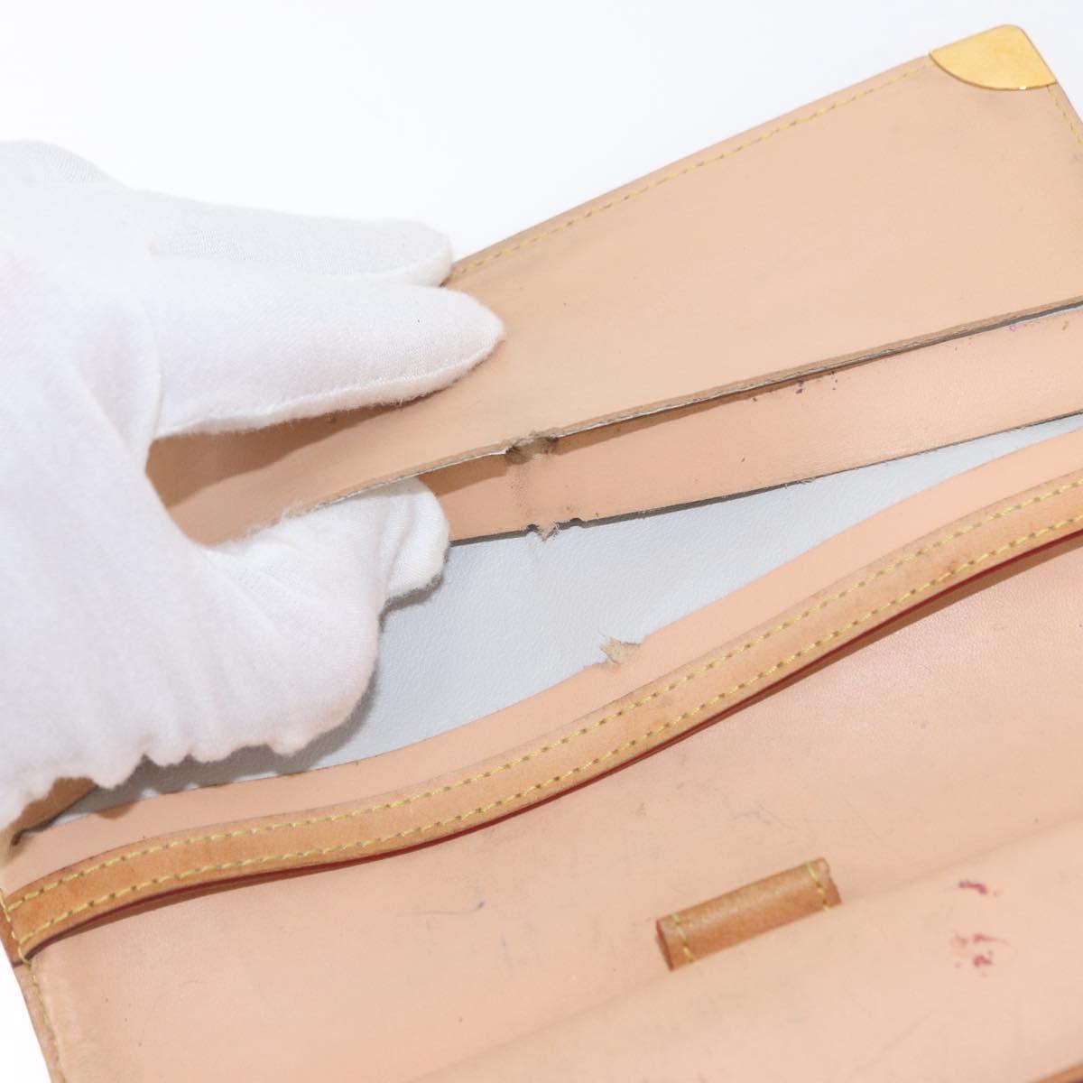 LOUIS VUITTON Monogram Multicolor Porte Tresor Wallet Black M92658 Auth 159178