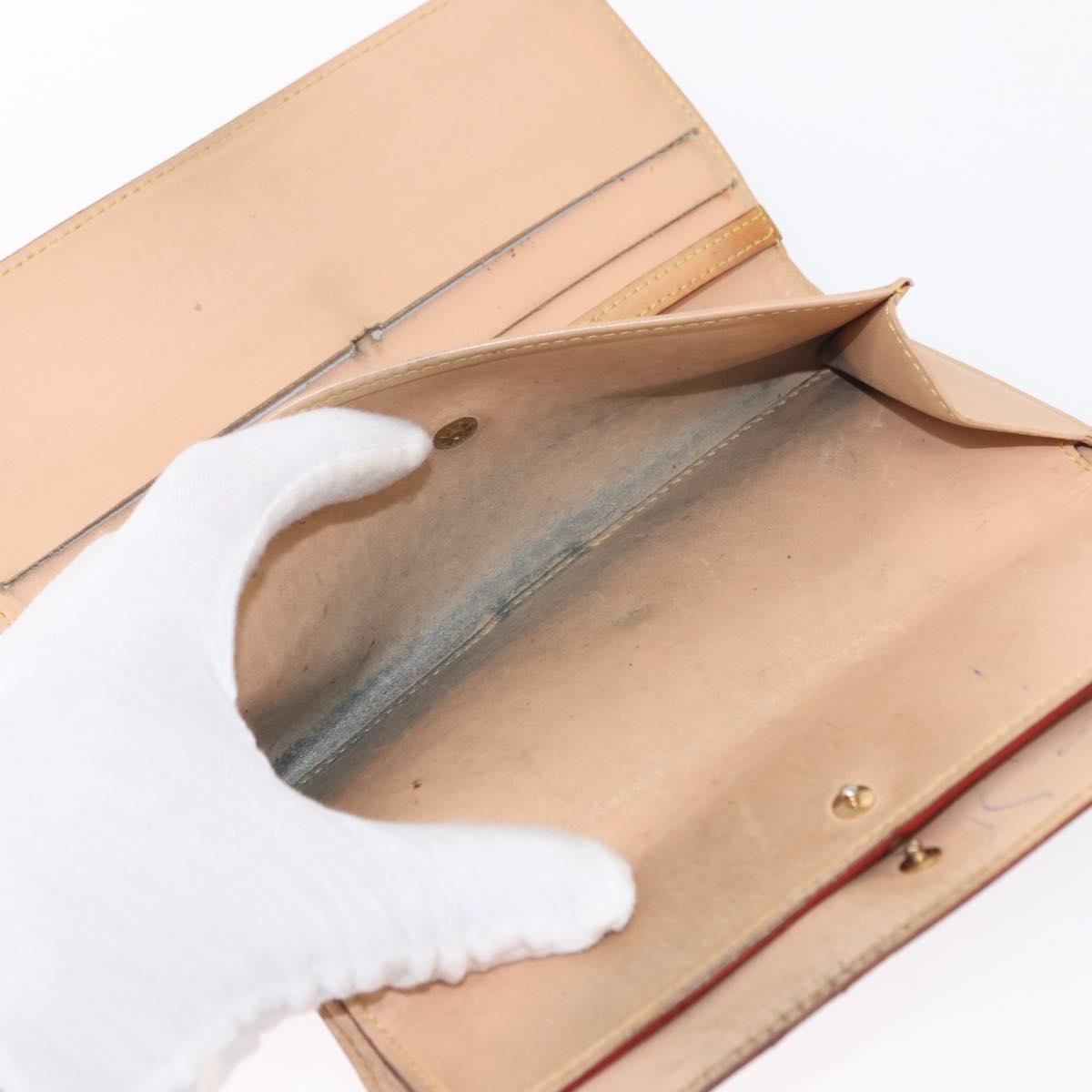 LOUIS VUITTON Monogram Multicolor Porte Tresor Wallet Black M92658 Auth 159178