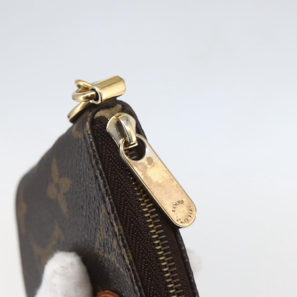 LOUIS VUITTON Monogram Pochette Mira PM Accessory Pouch M60095 LV Auth 159179