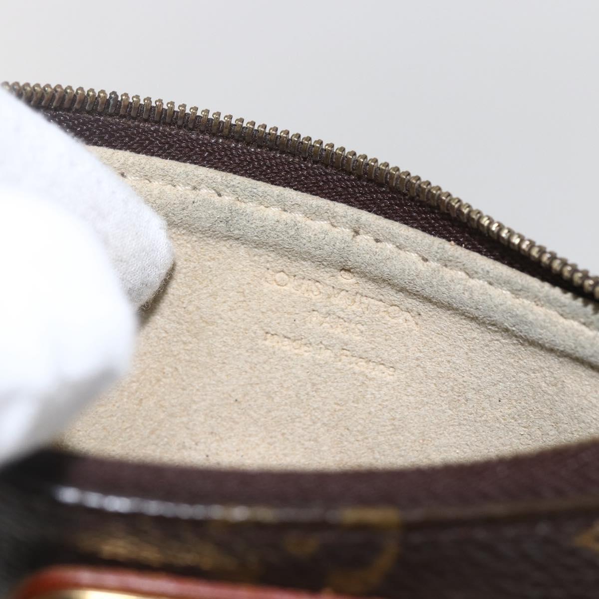 LOUIS VUITTON Monogram Pochette Mira PM Accessory Pouch M60095 LV Auth 159179