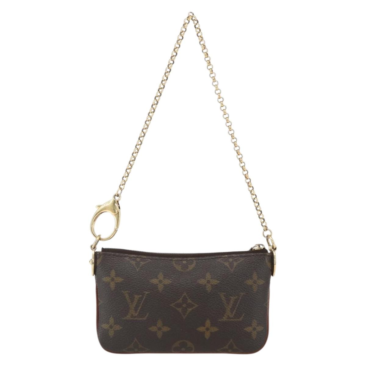 LOUIS VUITTON Monogram Pochette Mira PM Accessory Pouch M60095 LV Auth 159179