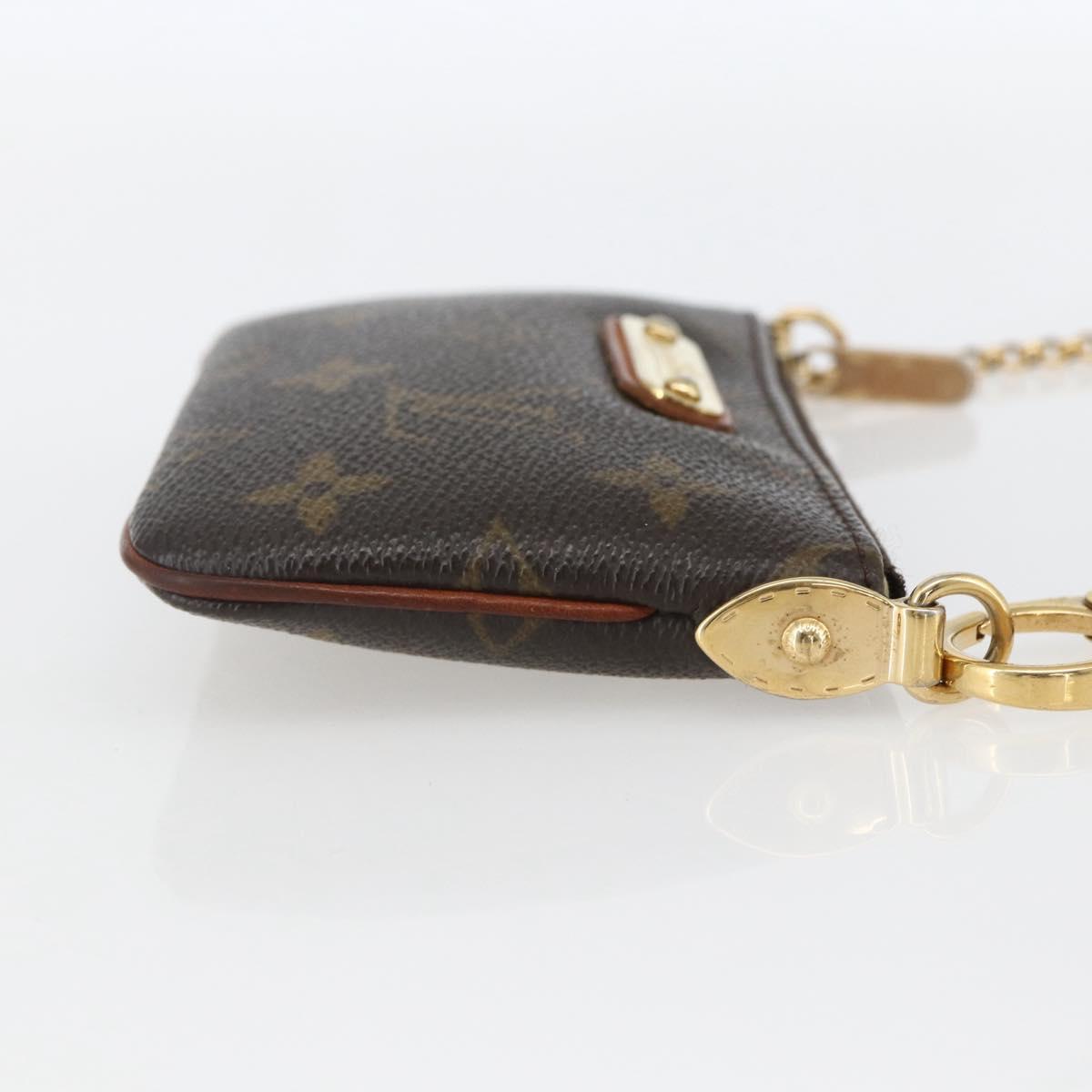 LOUIS VUITTON Monogram Pochette Mira PM Accessory Pouch M60095 LV Auth 159179