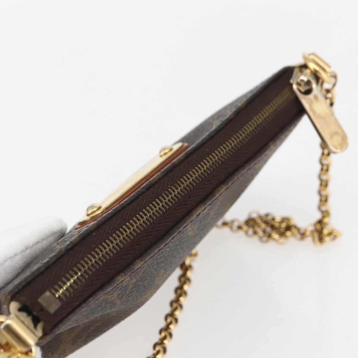 LOUIS VUITTON Monogram Pochette Mira PM Accessory Pouch M60095 LV Auth 159179