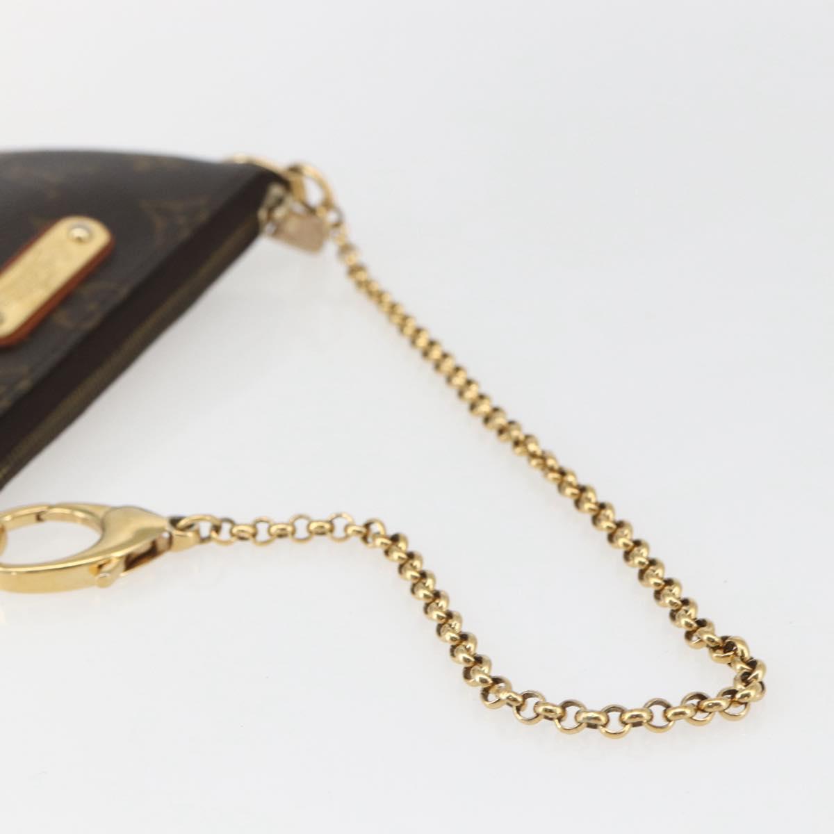 LOUIS VUITTON Monogram Pochette Mira PM Accessory Pouch M60095 LV Auth 159179