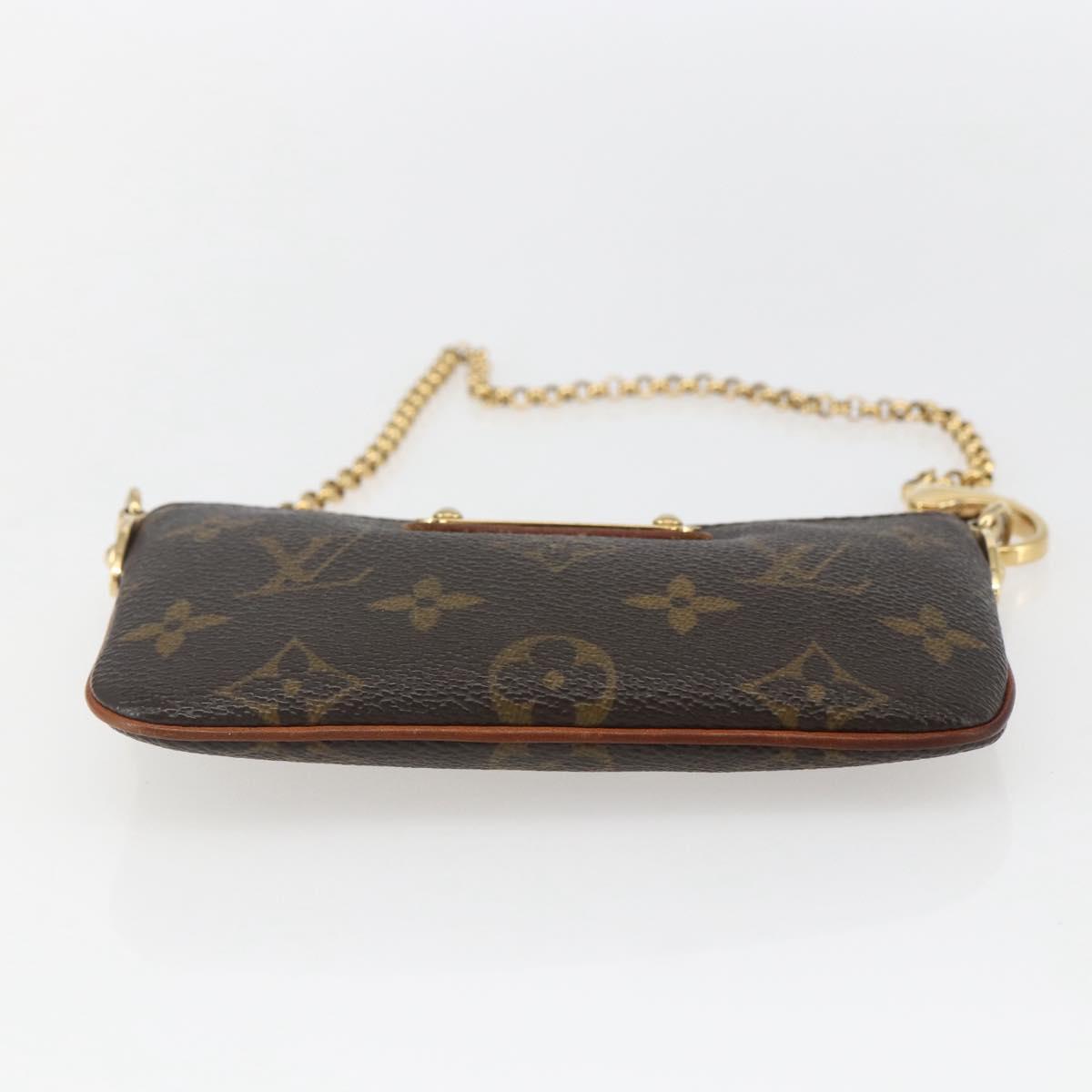 LOUIS VUITTON Monogram Pochette Mira PM Accessory Pouch M60095 LV Auth 159179