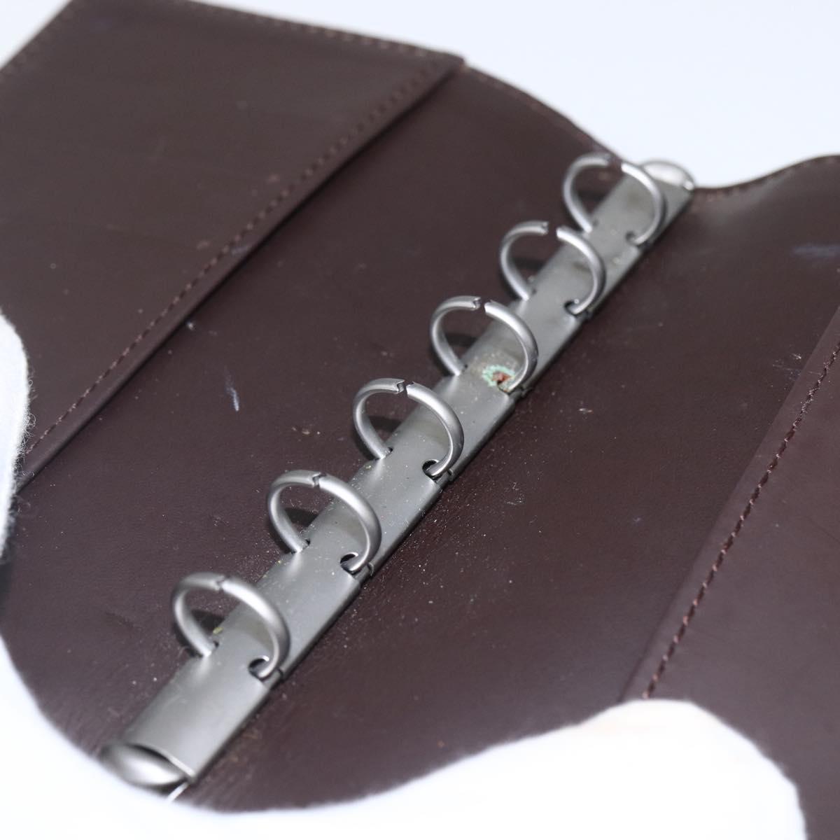 LOUIS VUITTON Epi Agenda PM Day Planner Cover Mocha R2005D LV Auth 159180
