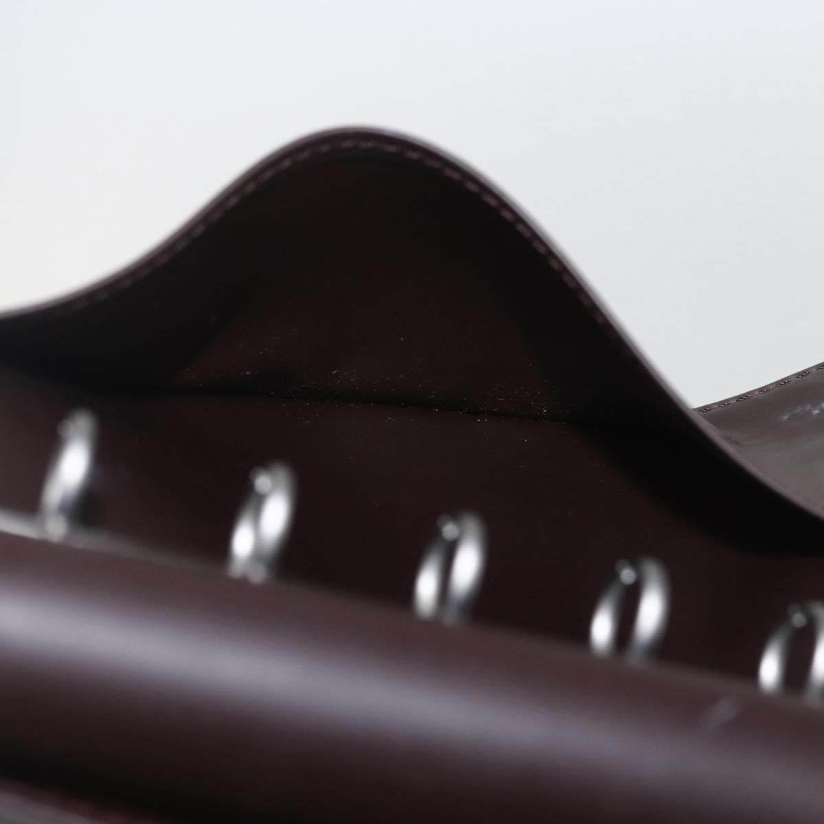 LOUIS VUITTON Epi Agenda PM Day Planner Cover Mocha R2005D LV Auth 159180