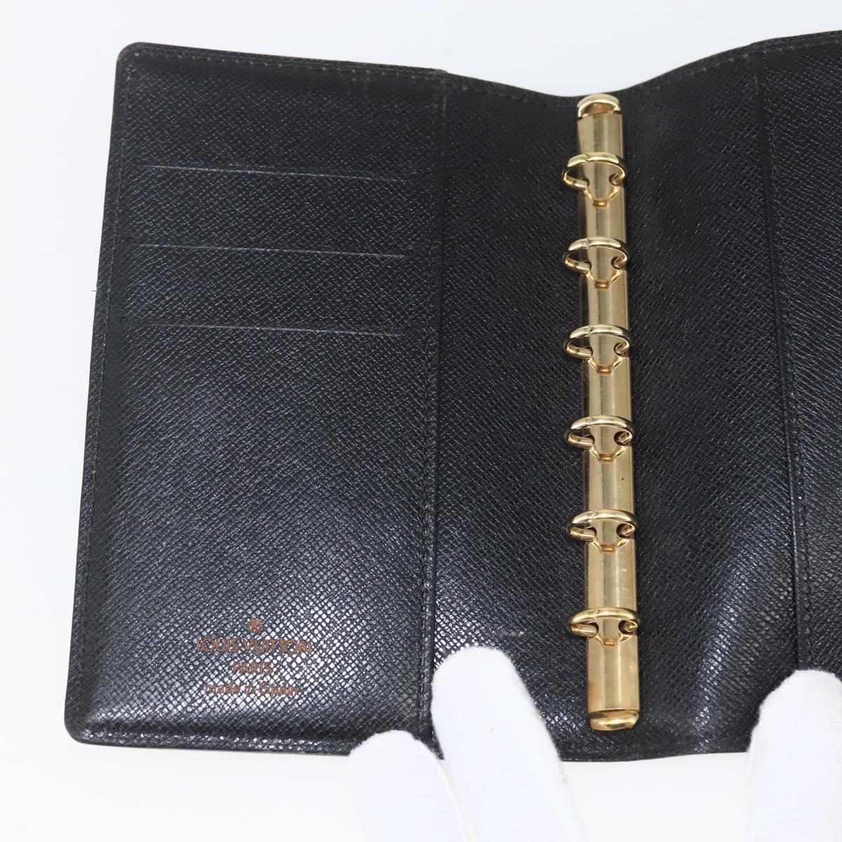 LOUIS VUITTON Epi Agenda PM Day Planner Cover Blue R20055 LV Auth 159181