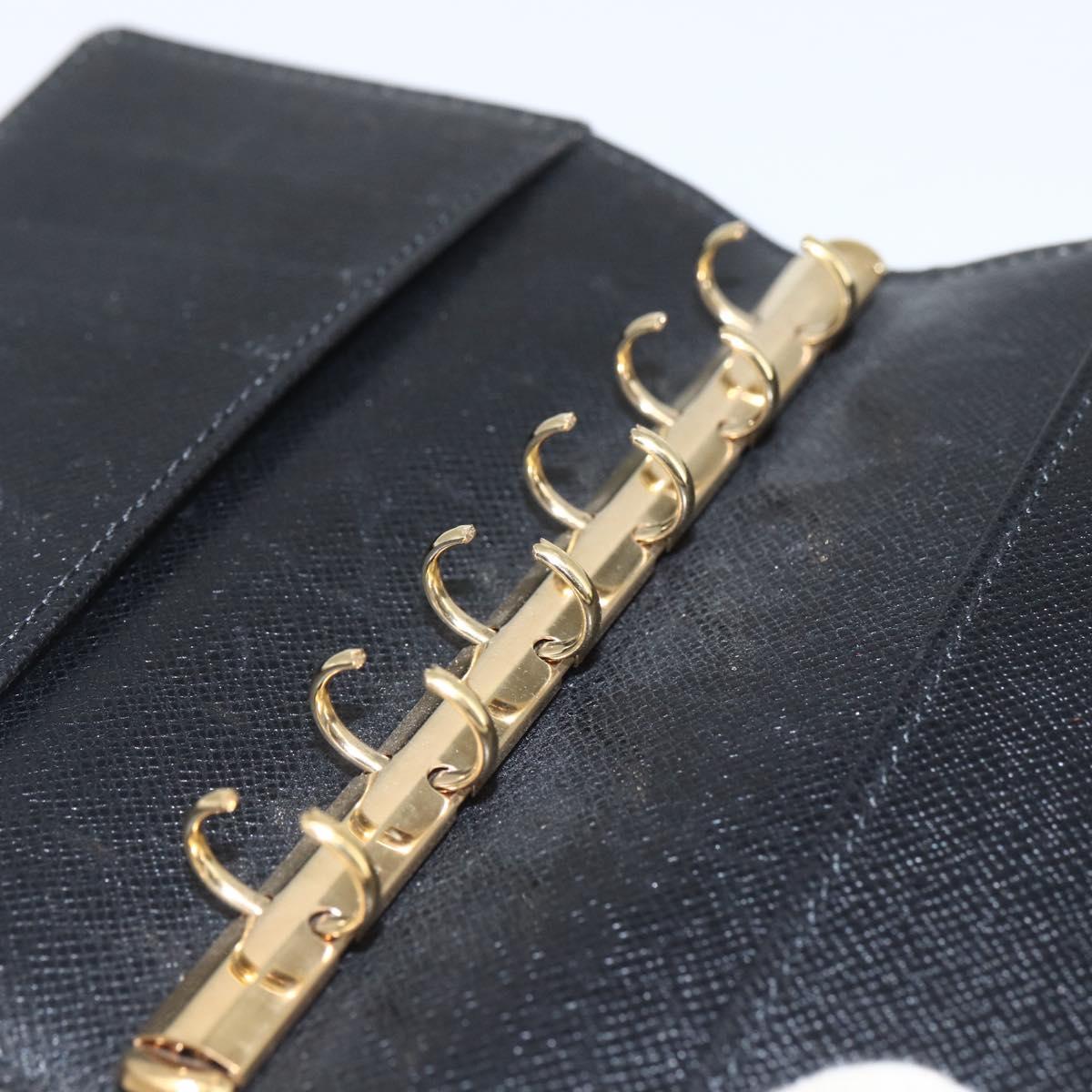 LOUIS VUITTON Epi Agenda PM Day Planner Cover Blue R20055 LV Auth 159181