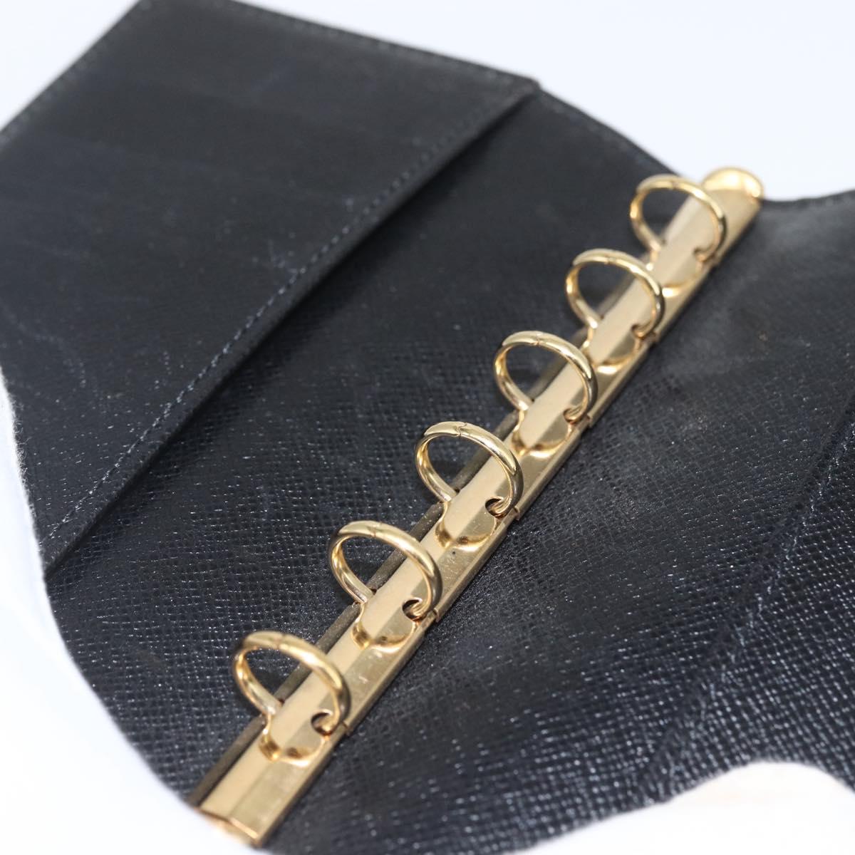 LOUIS VUITTON Epi Agenda PM Day Planner Cover Blue R20055 LV Auth 159181