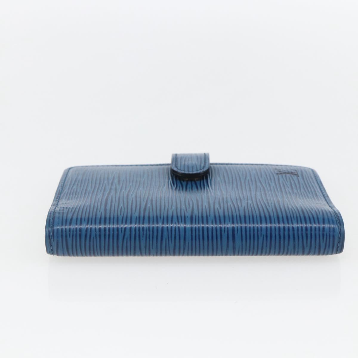 LOUIS VUITTON Epi Agenda PM Day Planner Cover Blue R20055 LV Auth 159181