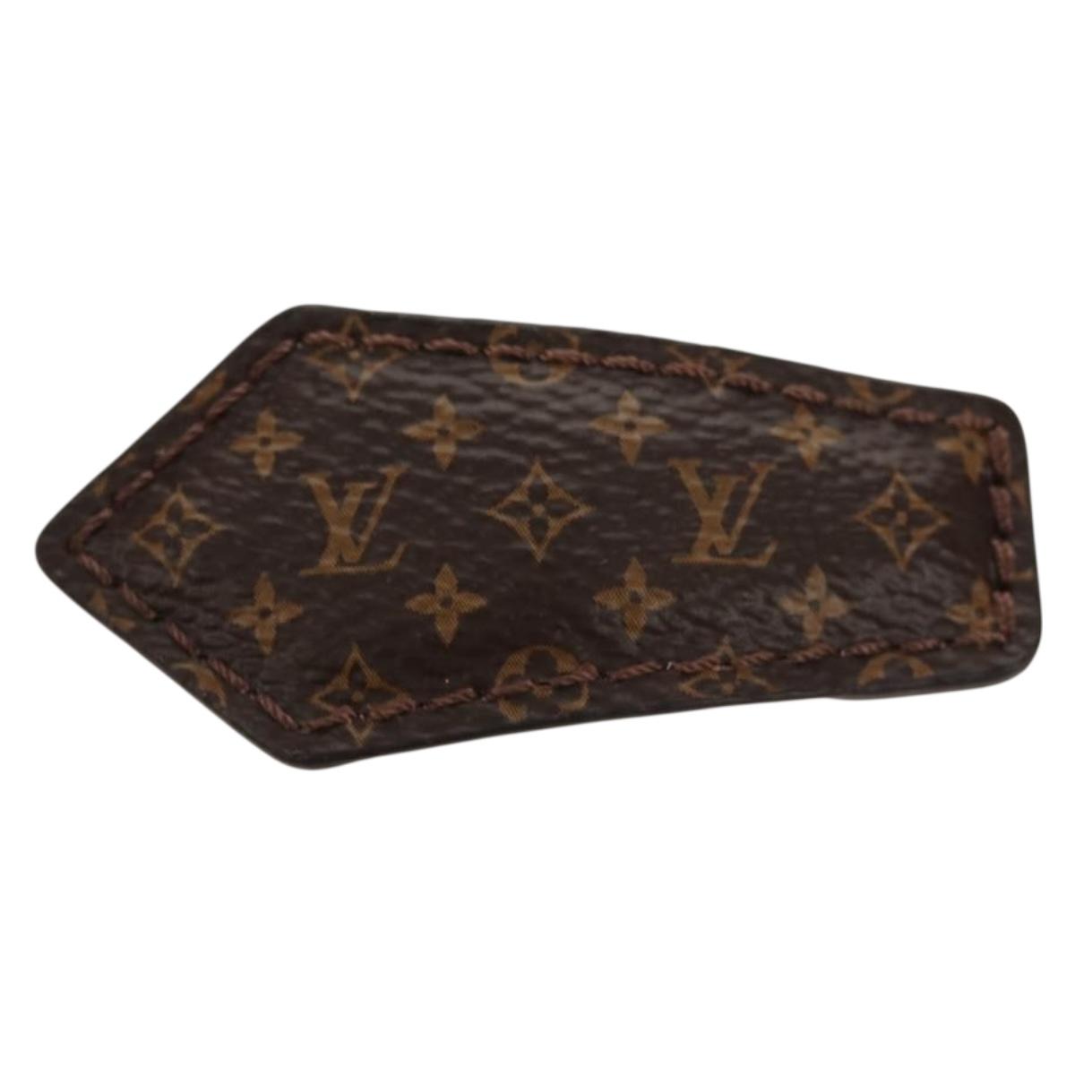LOUIS VUITTON Set of 2 LV Backstage Mini Barrettes Rose M02377 LV Auth 159185M