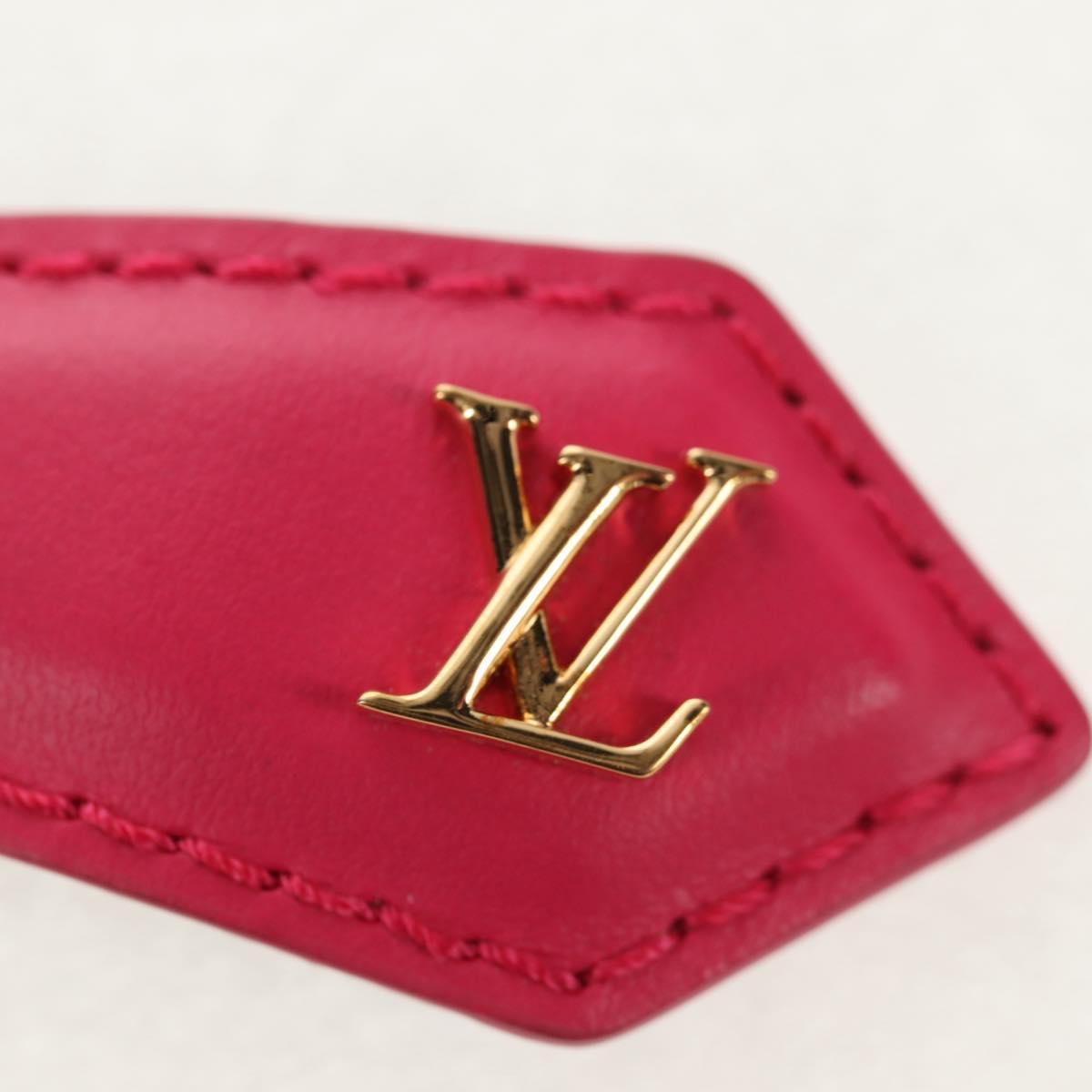 LOUIS VUITTON Set of 2 LV Backstage Mini Barrettes Rose M02377 LV Auth 159185M