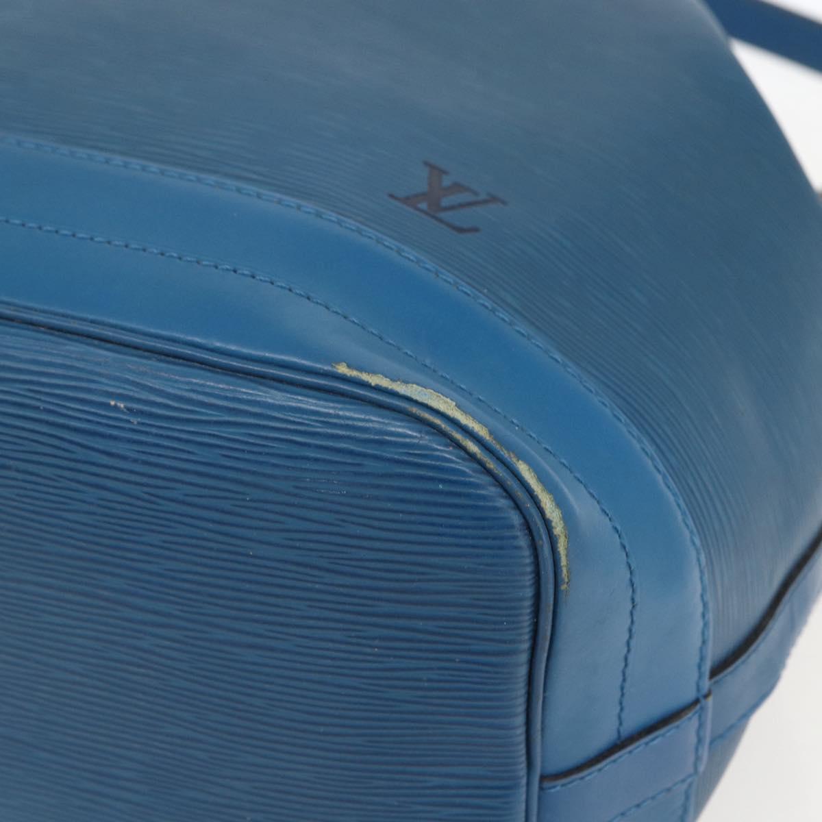 LOUIS VUITTON Epi Noe Shoulder Bag Toledo Blue M44005 LV Auth 159200