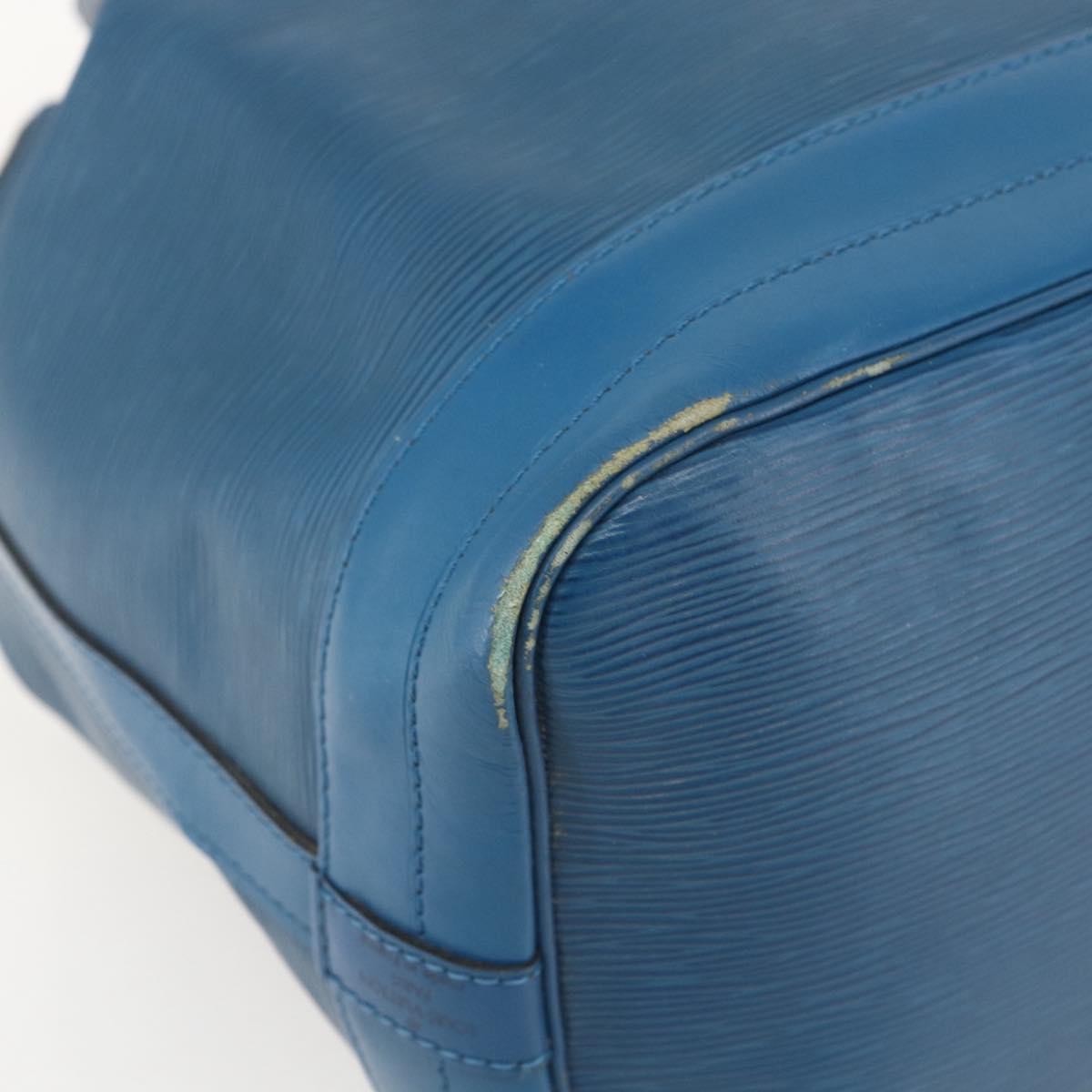 LOUIS VUITTON Epi Noe Shoulder Bag Toledo Blue M44005 LV Auth 159200