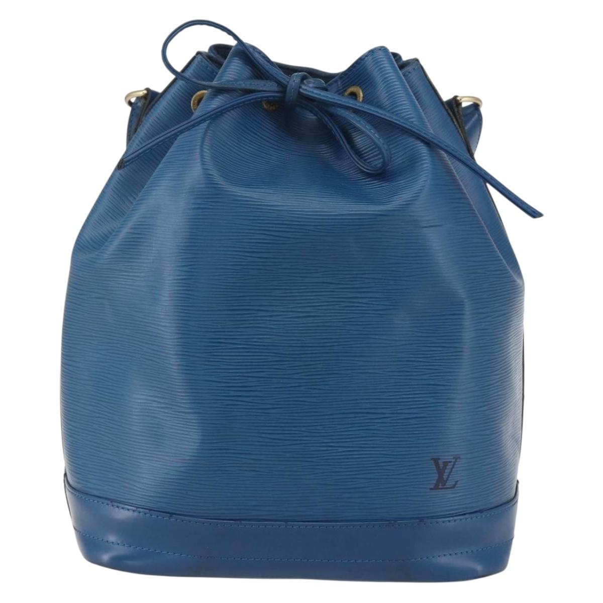 LOUIS VUITTON Epi Noe Shoulder Bag Toledo Blue M44005 LV Auth 159201