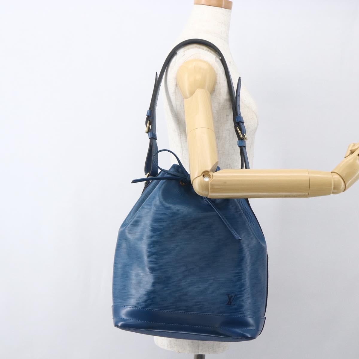 LOUIS VUITTON Epi Noe Shoulder Bag Toledo Blue M44005 LV Auth 159201