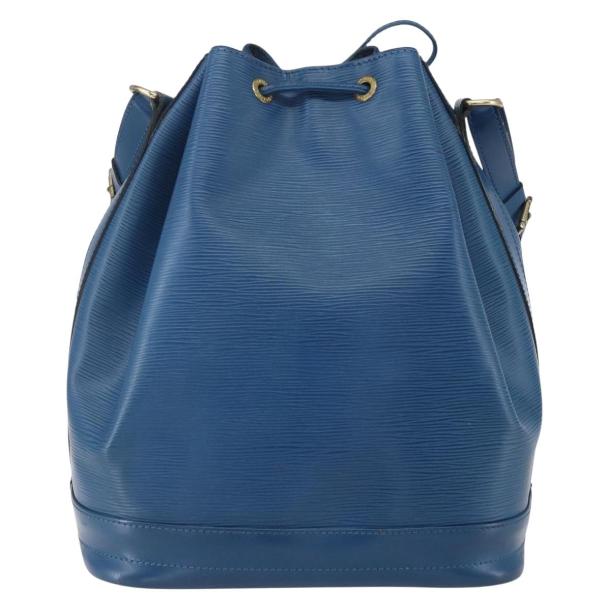 LOUIS VUITTON Epi Noe Shoulder Bag Toledo Blue M44005 LV Auth 159201