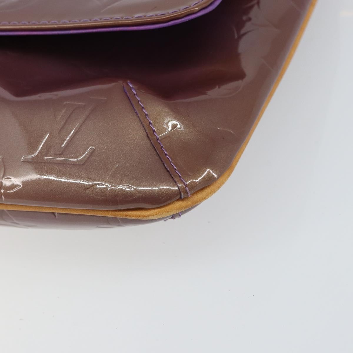 LOUIS VUITTON Monogram Vernis Thompson Street Bag Viole M91095 LV Auth 159208